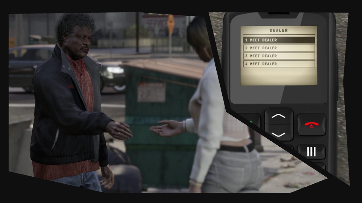 Street dealer in Homebase Roleplay