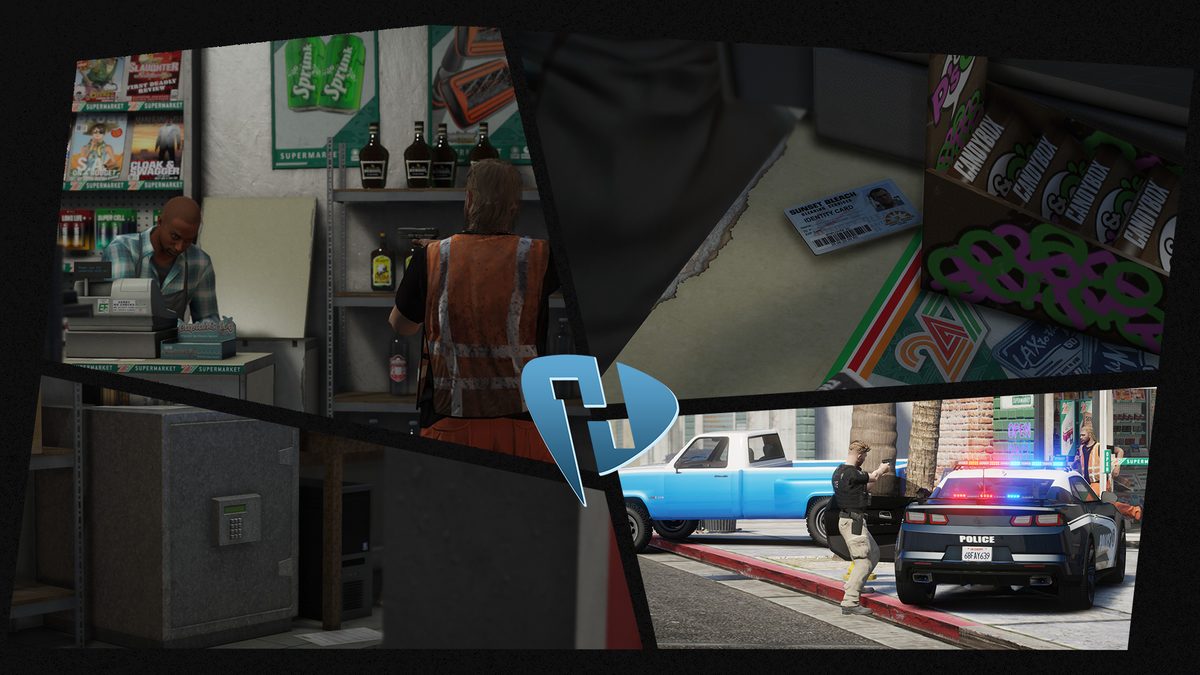 Custom two-stage store robbery on Homebase Roleplay